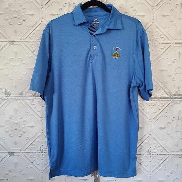 Ahead Extreme Polo Shirt Men Small Black Vented US Open Merion 2013 - Picture 1 of 8